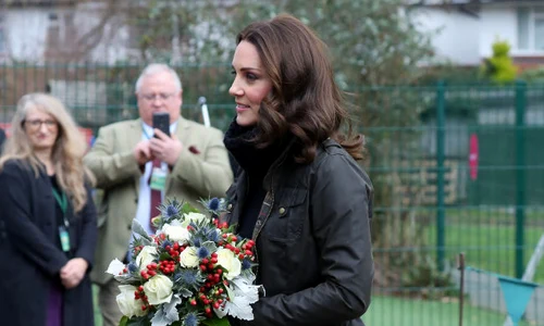 The Duchess Of Cambridge Visits Robin Hood Primary School jpeg