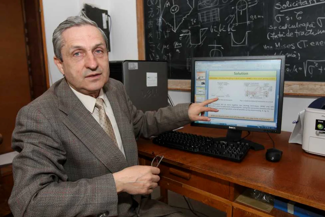 Profesorul Paul Bârsănescu îmbină GPS-ul cu înregistrare cu un traker