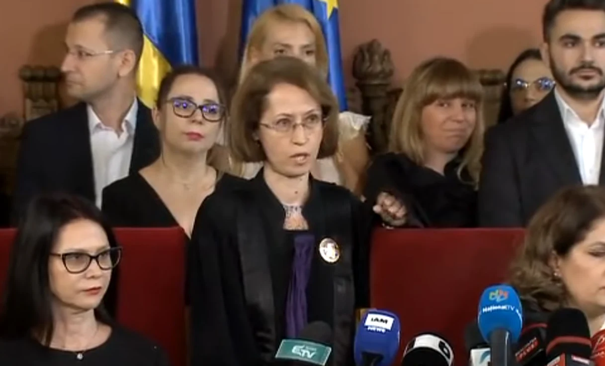 Judecătoarea Raluca Moroșanu. FOTO: captură ecran TVR