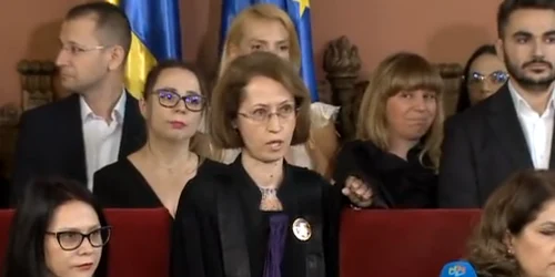 Judecătoarea Raluca Moroșanu, de la Secția Penală a Curții de Apel București FOTO: captură ecran TVR