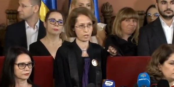 Judecătoarea Raluca Moroșanu, de la Secția Penală a Curții de Apel București FOTO: captură ecran TVR