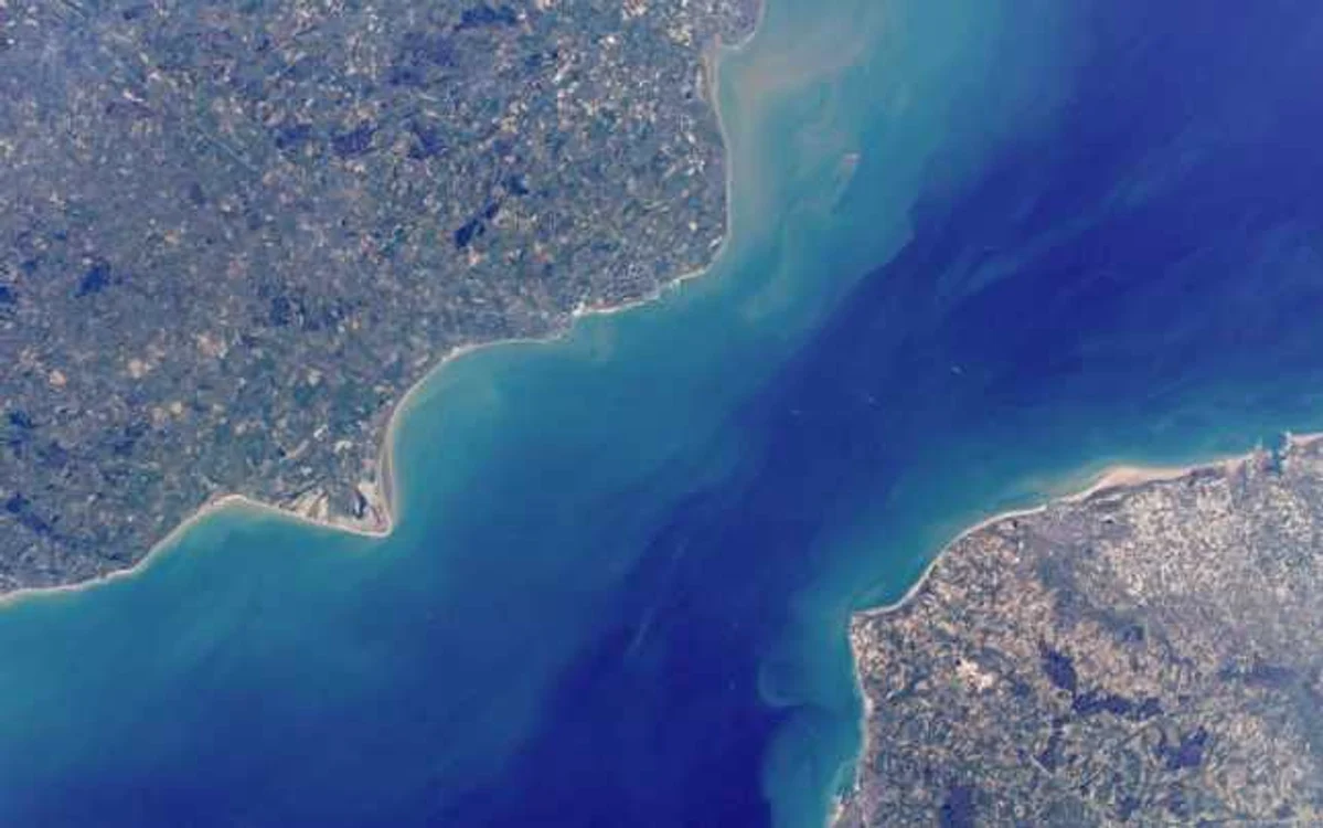 Canalul Mânecii FOTO NASA/ WikiCommons