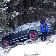 masina în rapa foto Jandarmeria Română jpg