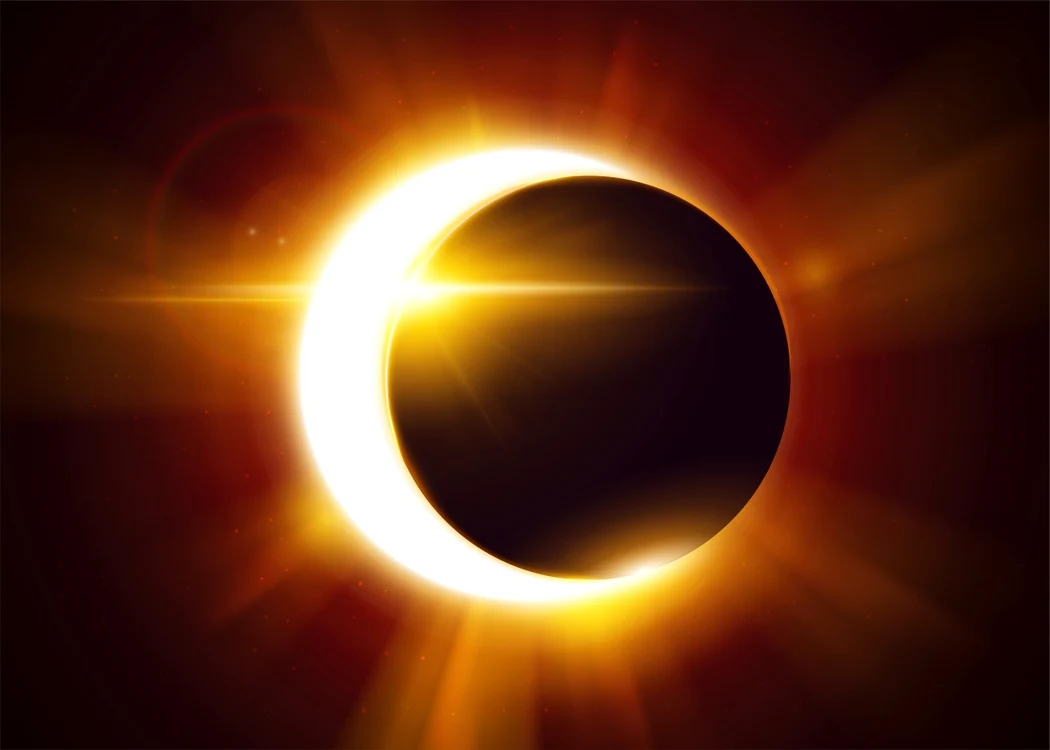 Eclipsa de Soare trebuie urmărită doar purtând ochelari speciali