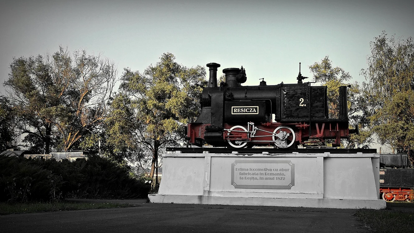 Muzeul de locomotive cu abur din Reșița FOTO Wikipedia