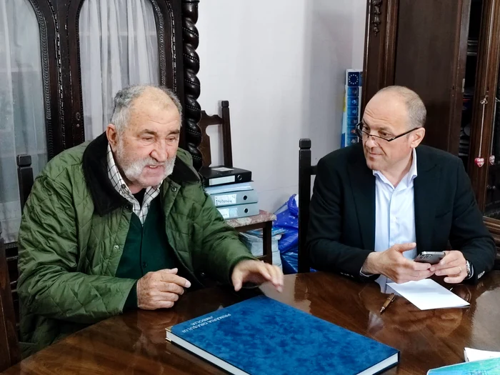 Ion Țiriac la Primăria Jimbolia FOTO Darius Postelnicu