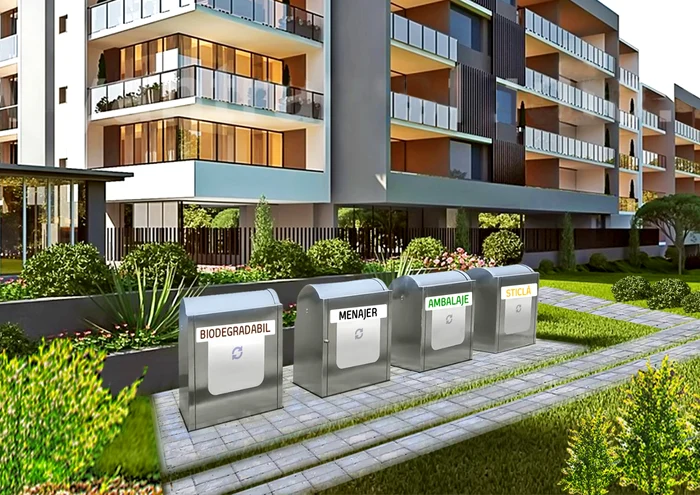 Sistem integrat de colectare selectivă a deșeurilor. FOTO Primăria Sectorului 1