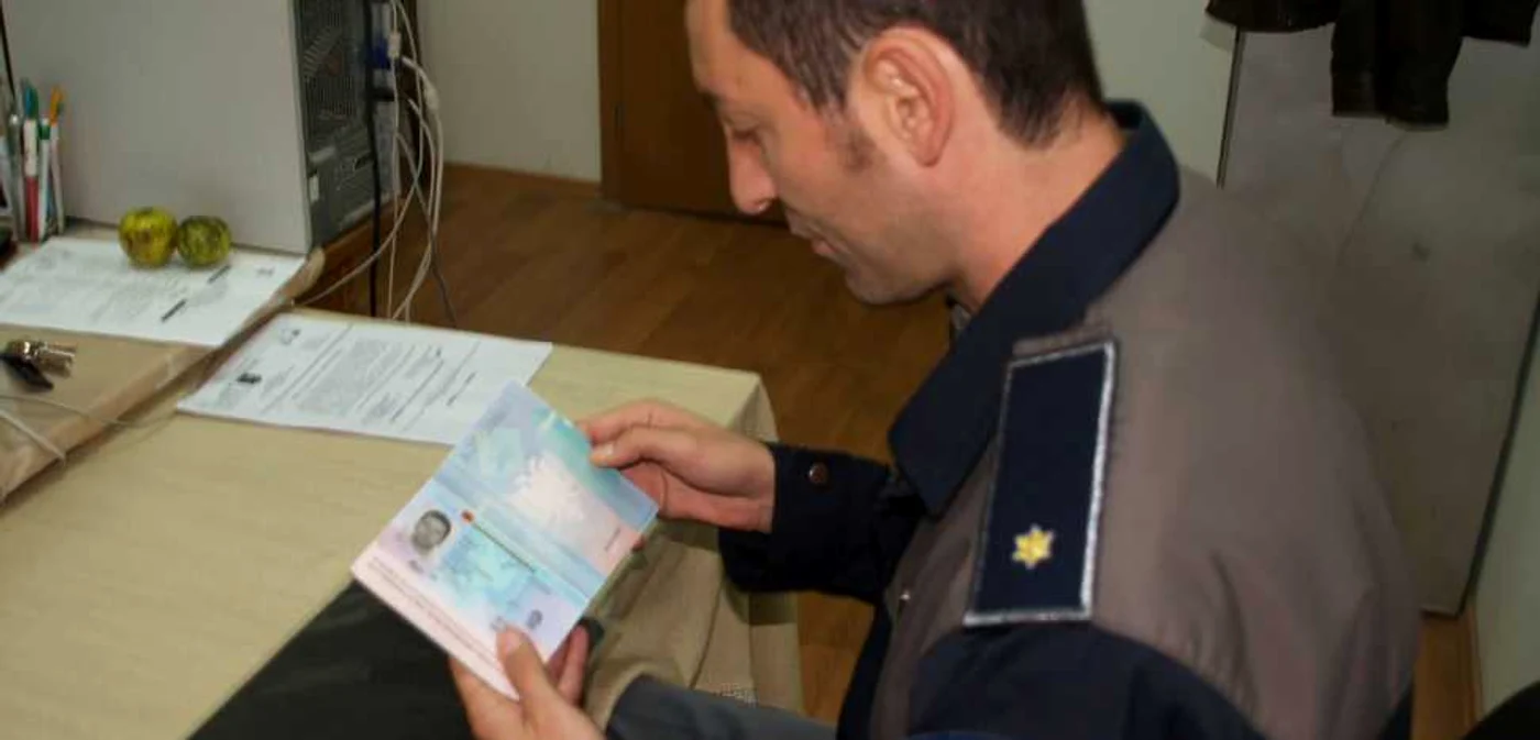 Cetăţeanul sârb a fost depistat în Vama Porţile de Fier FOTO STPF Mehedinti