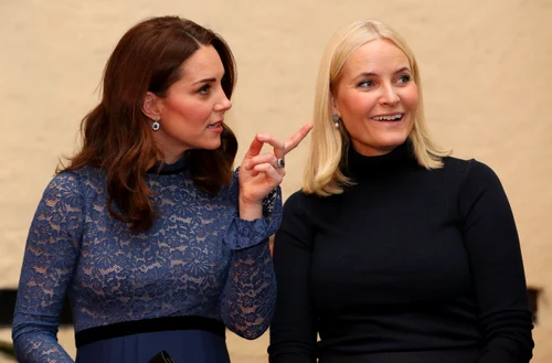 Prinții de Wales în vizită la Mette Marit și Haakon ai Norvegiei în 2018, Getty Images