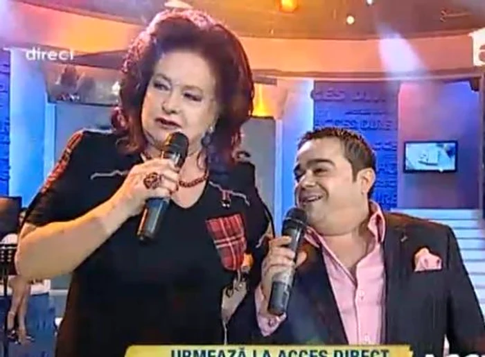 Stela Popescu, duet cu Adrian Minune FOTO: Antena 1