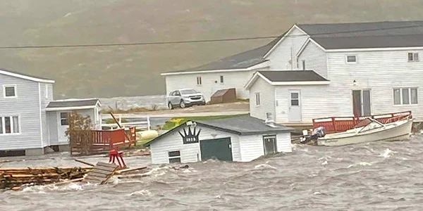 uraganul fiona loveste canada foto AFP