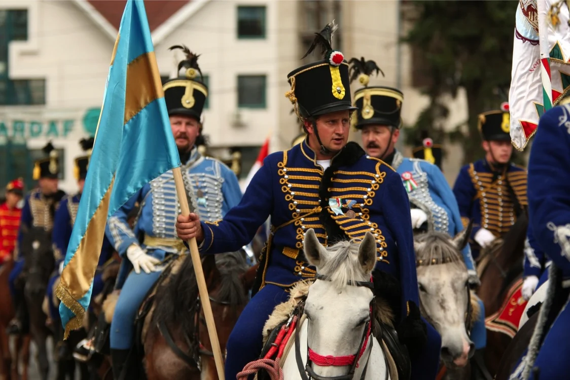 Manifestare hortystă la Miercurea Ciuc FOTO Adevărul