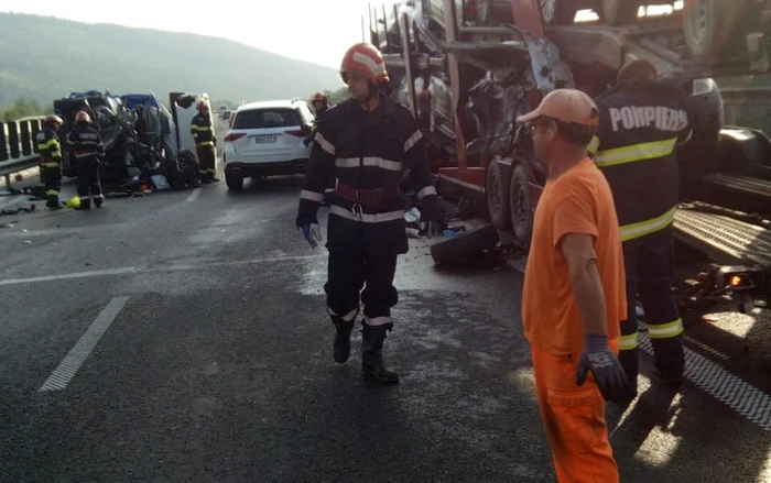 accident pe autostrada foto drdp timisoara