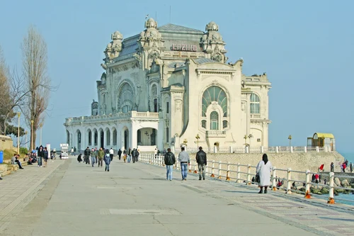 Casino si plaja Mamaia din Constanta foto mihai ciobanu 