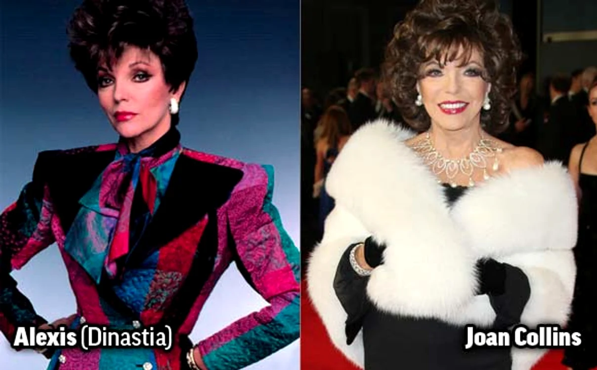 Joan Collins a intrepretat rolul lui Alexis în "Dinastia"