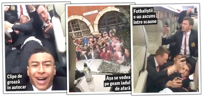 
    Una dintre pietrele aruncate de fanii lui West Ham tocmai şi-a atins ţintafoto: Getty  