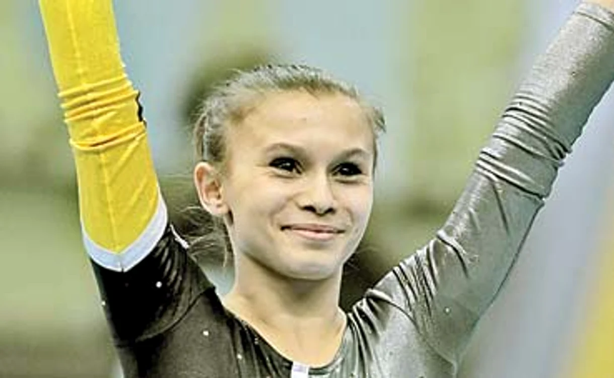 Diana Bulimar e cea mai în formă gimnastă din lotul RomânieiFoto: AP