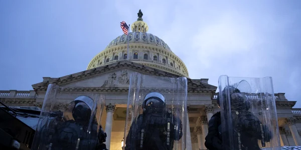 Politie protest Capitoliu Washington Statele Unite FOTO EPA-EFE
