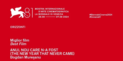 „Anul nou care n a fost” a fost numit cel mai bun film la secţiunea Orizzonti,la Festivalul de Film de la Veneţia  Foto Facebook  Anul Nou care n a fost jpg