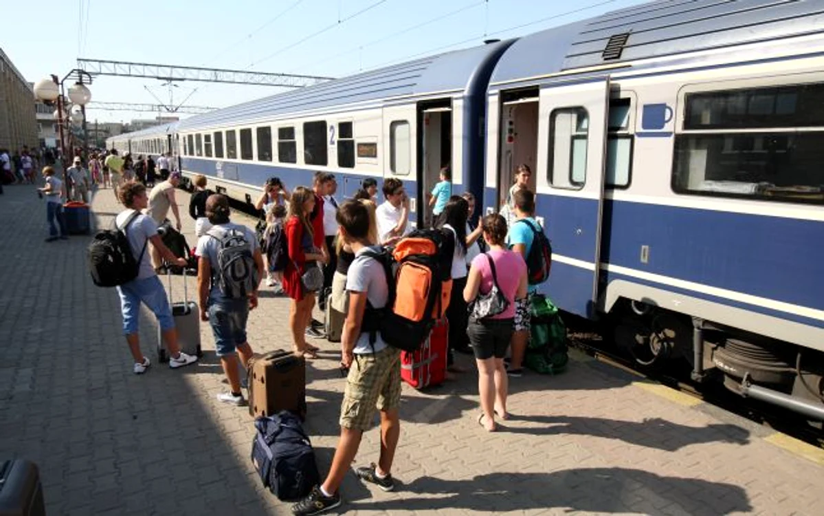 Trenul de vacanţă FOTO Adevărul Constanţa