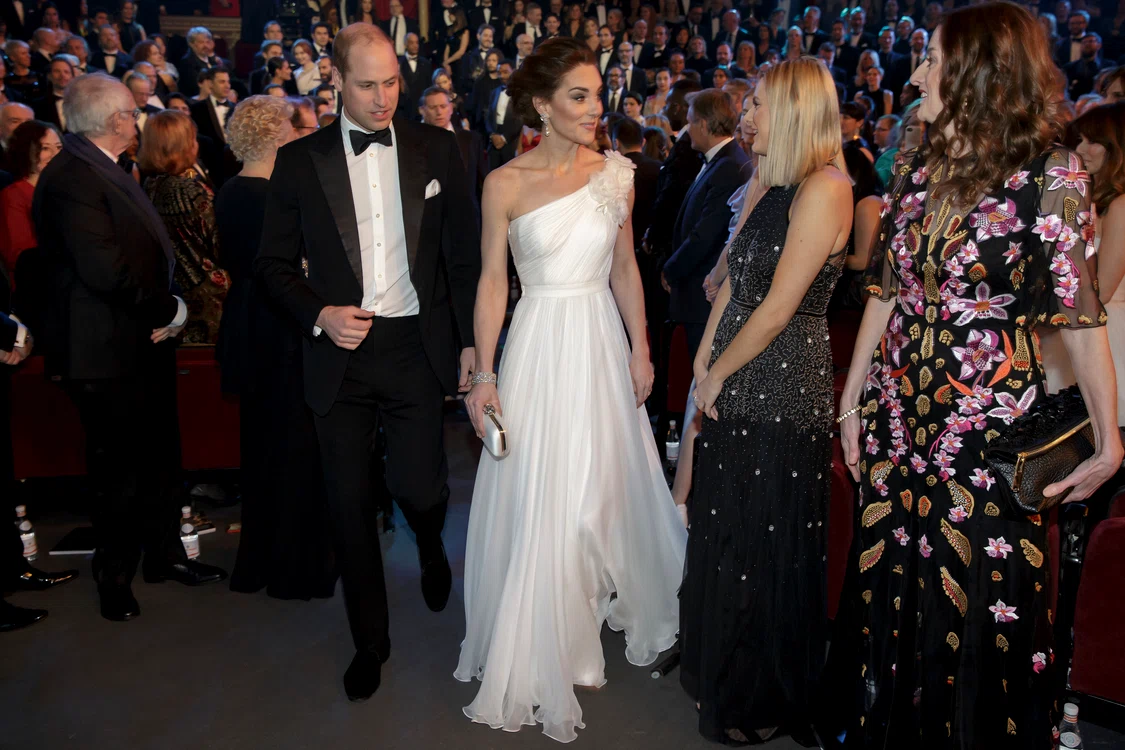 Kate Middleton și Prințul Willliam la Premiile BAFTA din 2019