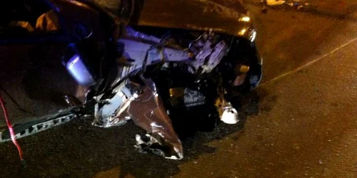 O şoferiţă din Cluj a lovit bordura