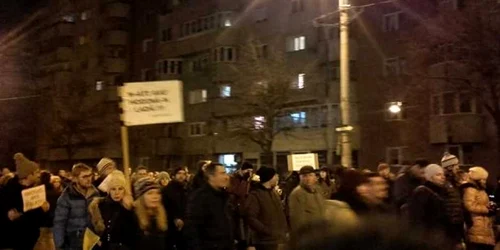 protest cluj foto adevarul