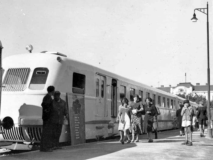 Trenul Malaxa. Foto: Facebook. CFR Istorie și Cotidian