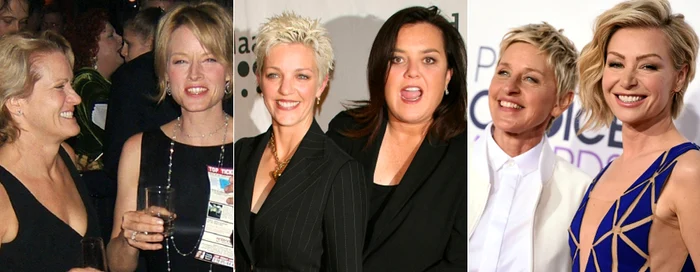 Jodie Foster, Rosie O'Donnell şi Ellen DeGeneres sunt lesbiene care nu s-au temut să-şi declare orientarea sexuală