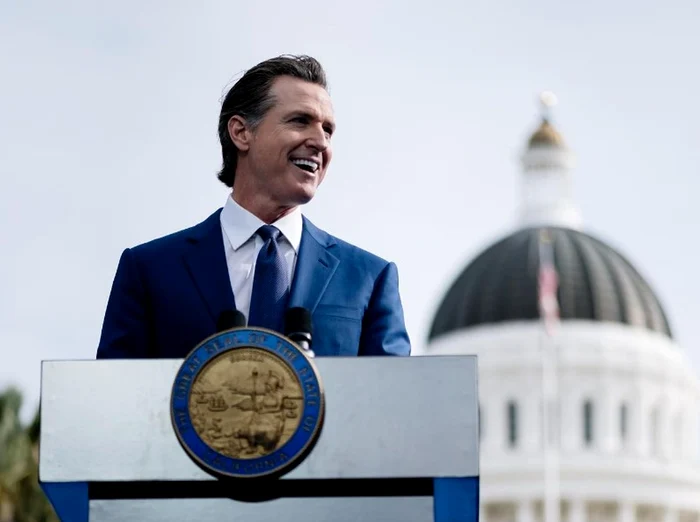 Gavin Newsom, guvernatorul Californiei FOTO: Arhiva
