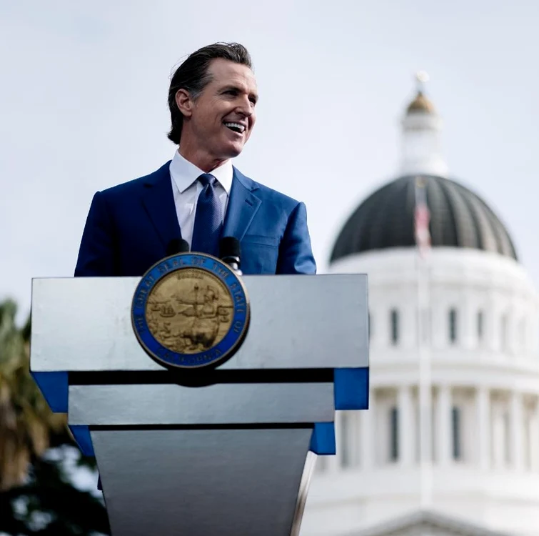 Gavin Newsom l-ar putea înlocui pe Biden / foto: arhiva personala Instagram