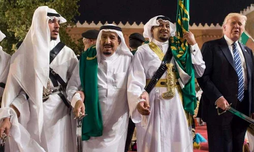 Trump sabii arabia saudita EPA