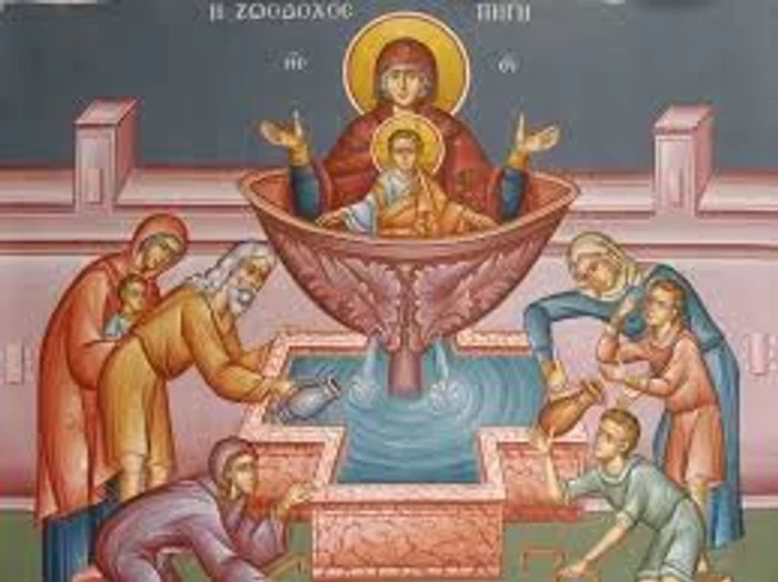 Icoana Izvorul Tămăduirii aduce norocSursa foto:cuvântortodox.ro