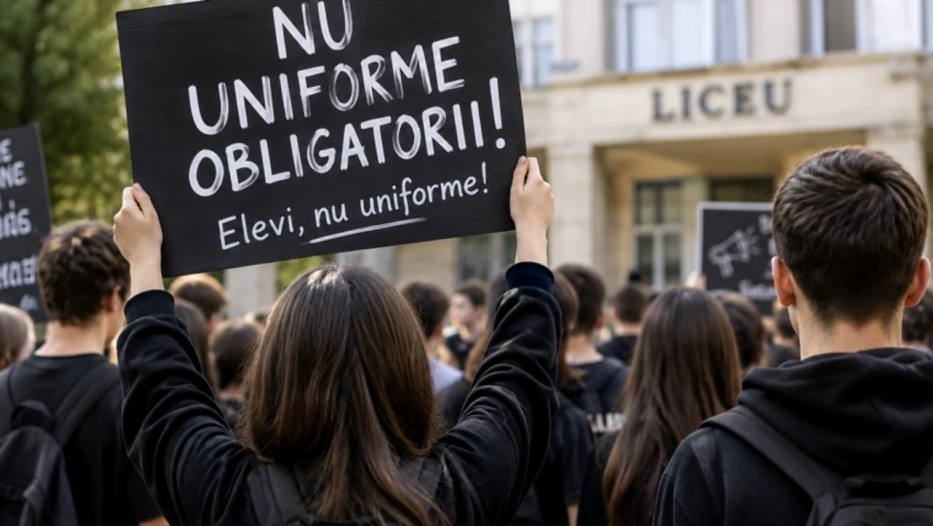 Elevii sunt îndemnați să meargă luni la școală îmbrăcați în negru.