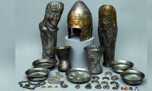 Tezaurul getic de la Agighiol, comoara descoperită într un mormânt din secolul IV î Hr  jpeg