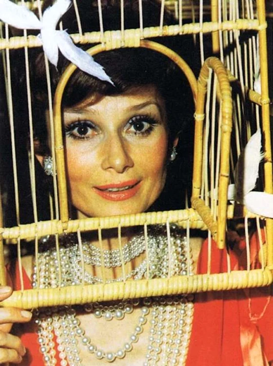 Audrey Hepburn şi colivia de păsări a lui Magritte.