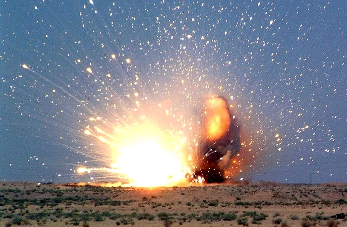 În urma exploziei, un bărbat și o femeie au fost rănițiFoto: Spaceg.com