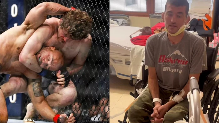 Ben Askren, fost luptător UFC, în timpul recuperării Foto/Instagram