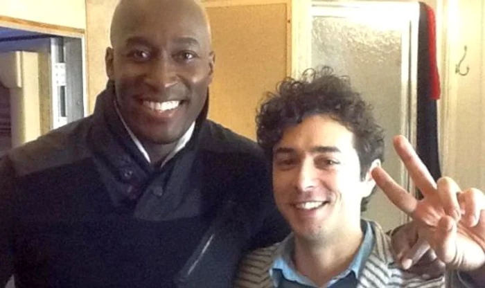 Jermaine Paul şi Marius Moga. (Foto: Facebook)