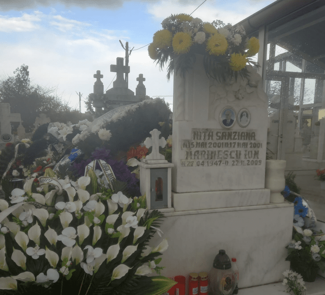 Fiul procurorului Teodor Niță, înmormântat alături de sora sa, care a trăit doar câteva zile