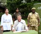 Klaus Iohannis și Carmen Iohannis, în safari în Parcul Național Nairobi din Kenya. FOTO: Kenya Wildlife Service