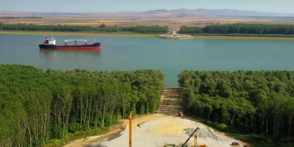 Podul peste Dunăre Brăila Galaţi Tulcea Jijila Smârdan Sursa Youtube Balaes Leopold