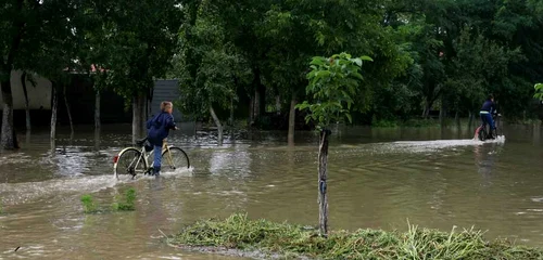 Inundaţii la Gătaia FOTO