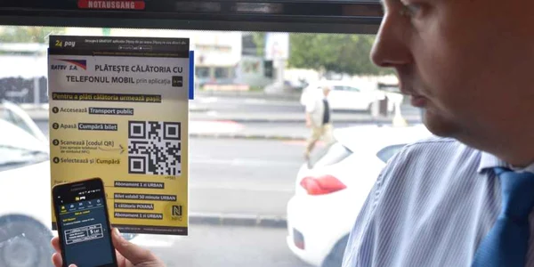 Plata se va face cu ajutorul unei aplicaţii gratuite