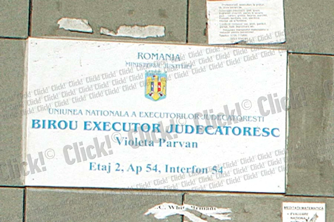 Apartament pe Calea Călăraşilor: Aici are biroul de executor judecătoresc Violeta Pârvan, amanta lui Hayssam (FOTOGRAFII: ROBERTO SĂLCEANU)