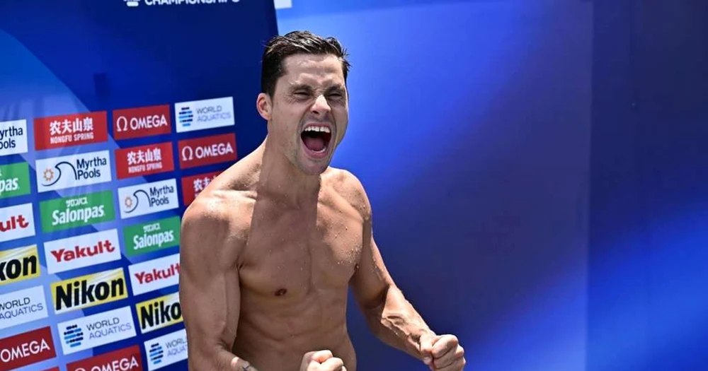Șansă mare la medalia de aur la Mondialele de natație. Constantin Popovici merge în finală la high diving de pe primul loc