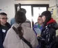 Refugiaţi ucraineni în campusul şcolar din Călimăneşti - Vâlcea Foto captură video