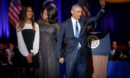 Michelle Obama cu familia  foto   Shutterstock jpg