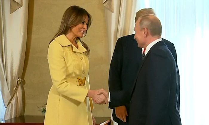 Melania si Putin Daily Mail