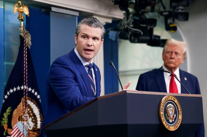 Pete Hegseth, secretarul american al Apărării, este veteran al armatei SUA Foto: EPA-EFE